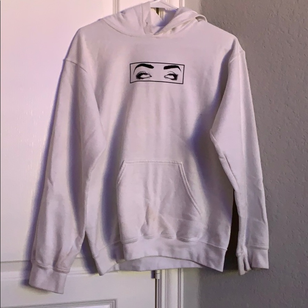 Liza Koshy sweatshirt, white